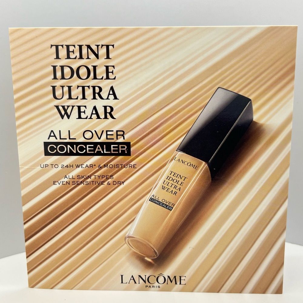 🌺FREE ~ All Over Concealer Sample Card ~ Lancôme ~ NEW